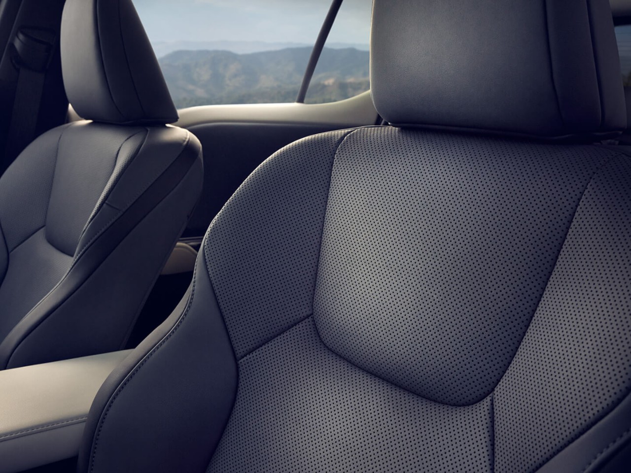 Front seats of the Lexus RZ