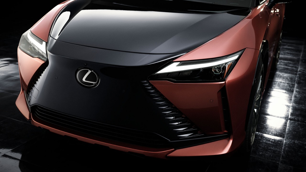 Close up of the Lexus RZ 450e